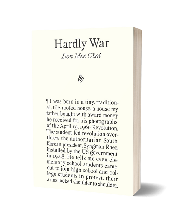 Hardly War by Don Mee Choi PRE-ORDER