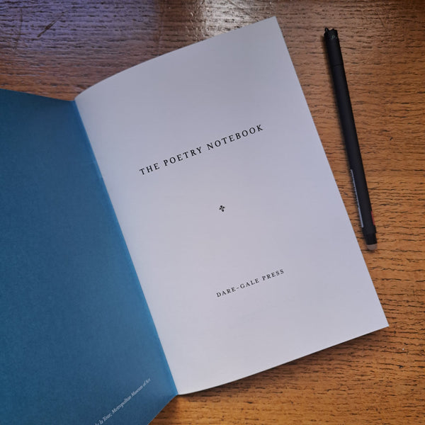 The Poetry Notebook from Dare-Gale Press